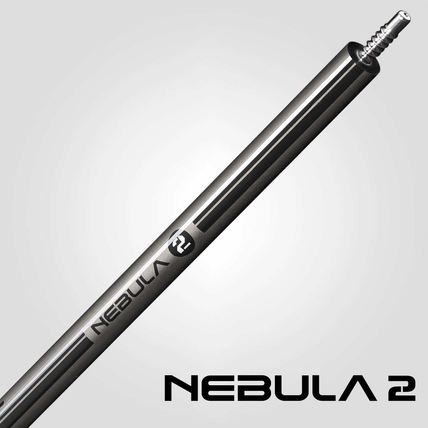 Nebula 2 Pool Cue - Charcoal Gray - Wrapless