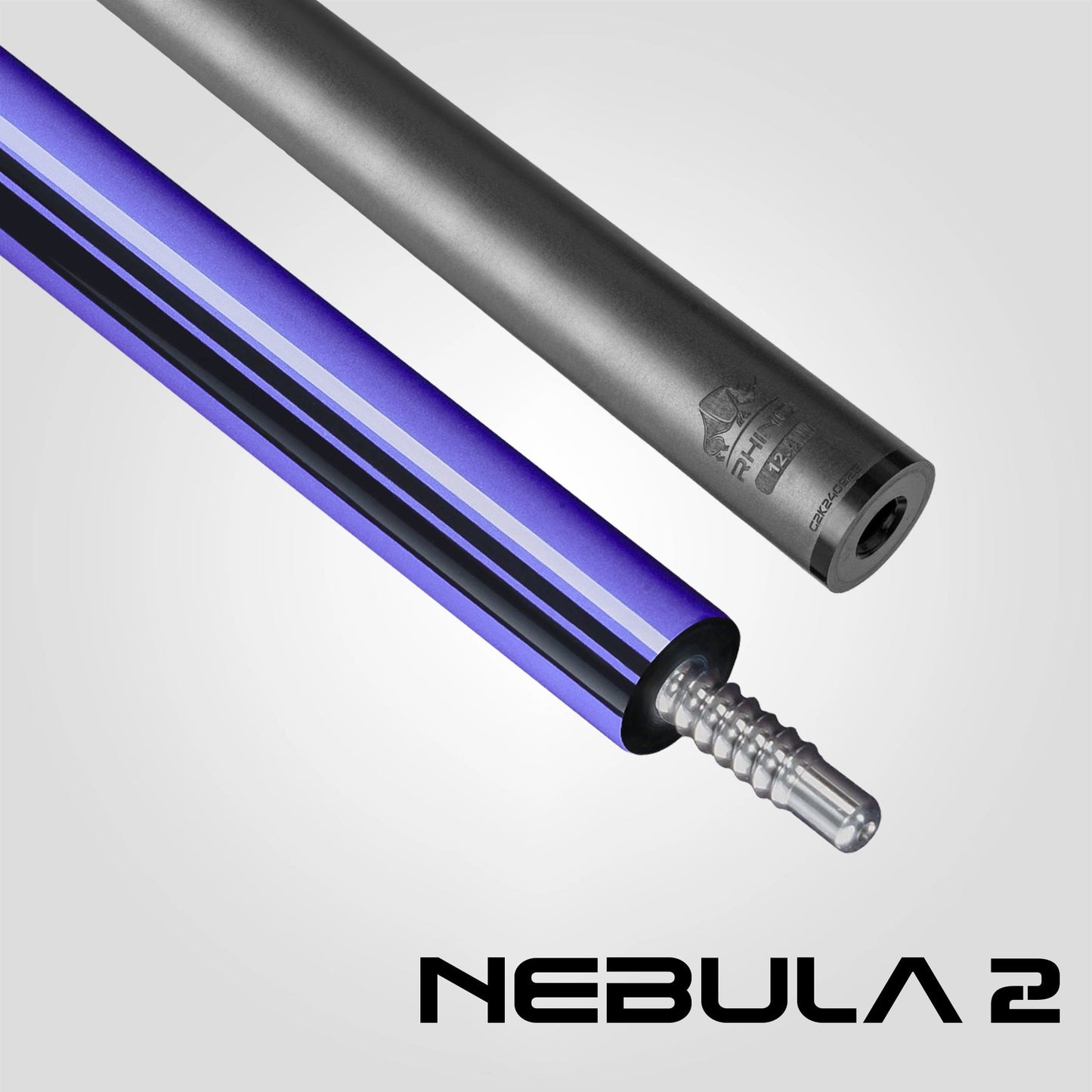 Nebula 2 Pool Cue - Amethyst Purple - Sport Wrap