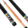 Uni Cat Carbon Fiber Pool Cue | Drip Art Graffiti Splatter