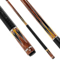 Uni Traditional Carbon Fiber Pool Cue | Amboyna Burl & Tiger Oak Pattern