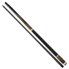 Uni Traditional Carbon Fiber Pool Cue | Honey Burl & Amber Stone Pattern