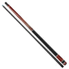 Uni Traditional Carbon Fiber Pool Cue | Crimson Cocobolo & Steel Ring