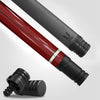 Uni Traditional Carbon Fiber Pool Cue | Crimson Rosewood & Turquoise