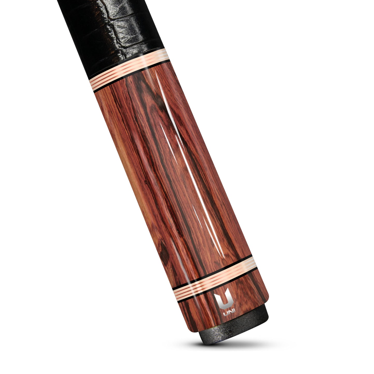 Premium Sandstone & Walnut Carbon Fiber Pool Cue - Natural Stone Finish & Classic Wood Point Inlay Stick