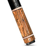 Uni Traditional Carbon Fiber Pool Cue | Golden Oak & Emerald Accent