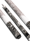 EVO REBEL POOL CUE - WHITE LEATHER WRAP