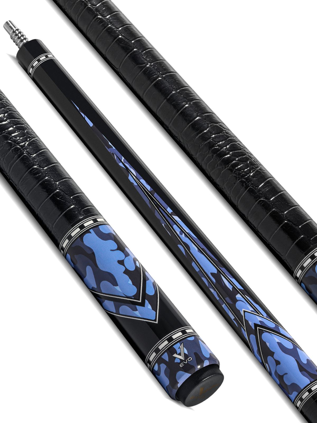 EVO RECON POOL CUE - PHANTOM - LEATHER WRAP