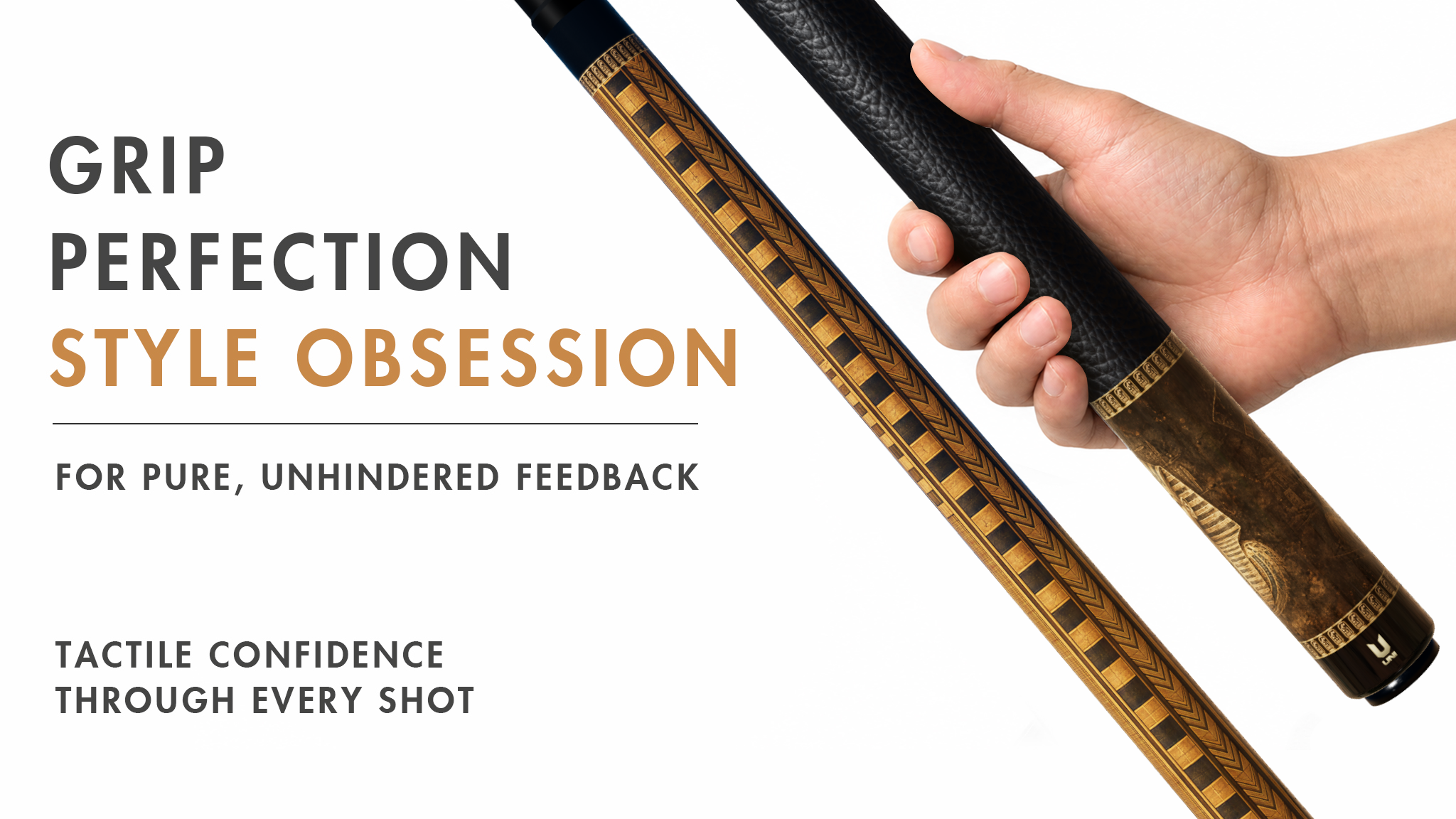 Uni Tribal Carbon Fiber Pool Cue | Native Pattern - Detail 2