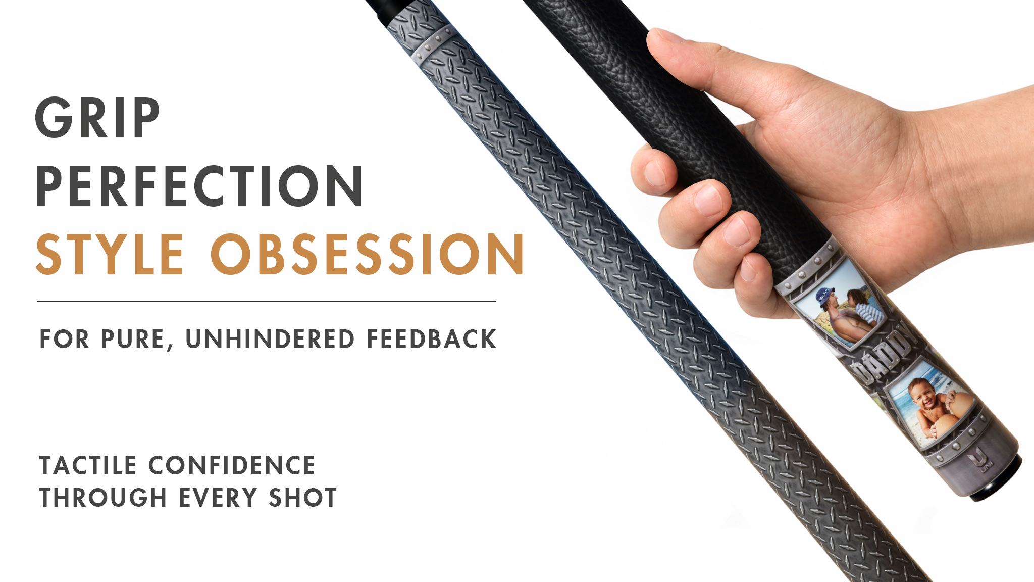 Uni Custom Photo Wrap Carbon Fiber Pool Cue | Personalized Gift - Detail 2