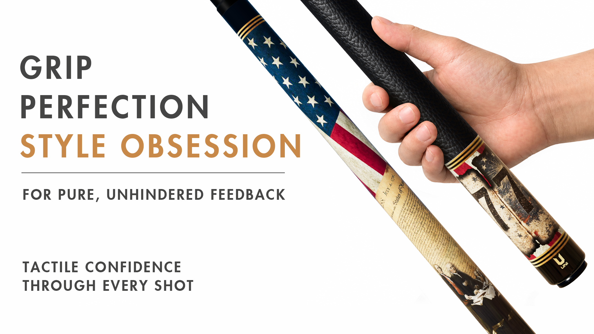 Uni 1776 Legacy Carbon Fiber Pool Cue | America 250th Anniversary - Detail 2