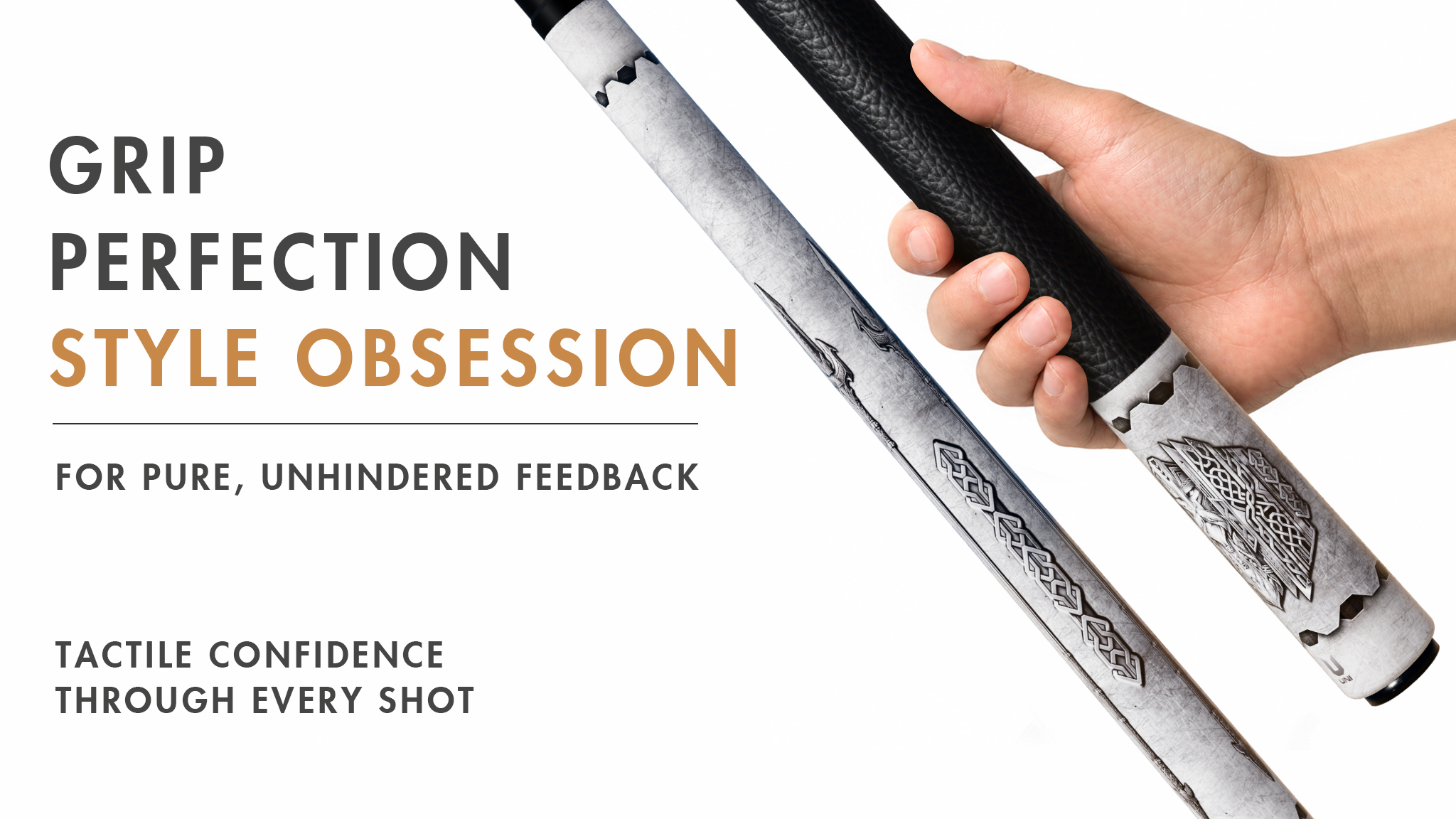Uni Odin Viking Carbon Fiber Pool Cue | Odin Spear Design - Detail 2