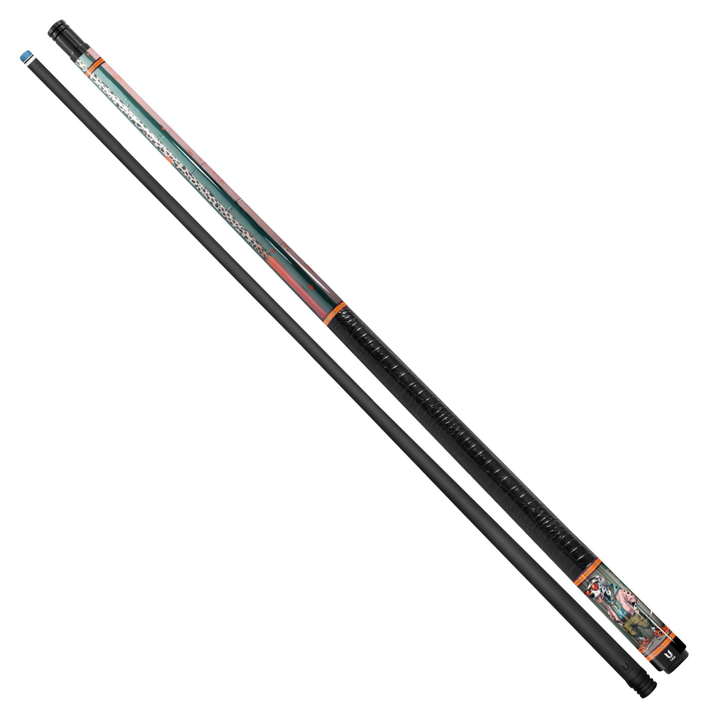 Urban Dalmatian Elite Carbon Fiber Pool Cue - High-Street Fashion & Animal Print Design Stick