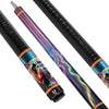 Uni Dog Carbon Fiber Pool Cue | Cyber Frenchie Electric Glow