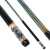 Uni Dog Carbon Fiber Pool Cue | Serene Puppy Watercolor