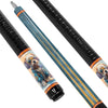 Uni Dog Carbon Fiber Pool Cue | Serene Puppy Watercolor