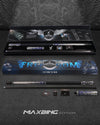EVO FREEDOM MAXBING EDITION - AZURE FLAME - BLACK LEATHER WRAP