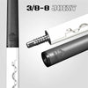 VOYAGER VIETNAM POOL CUE - WHITE - SPORT WRAP