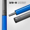 LUMINAX POOL CUE - OCEAN BLUE - SPORT WRAP