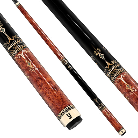 Đông Sơn Style Carbon Fiber Pool Cue – Artist-Designed Vintage Elegance