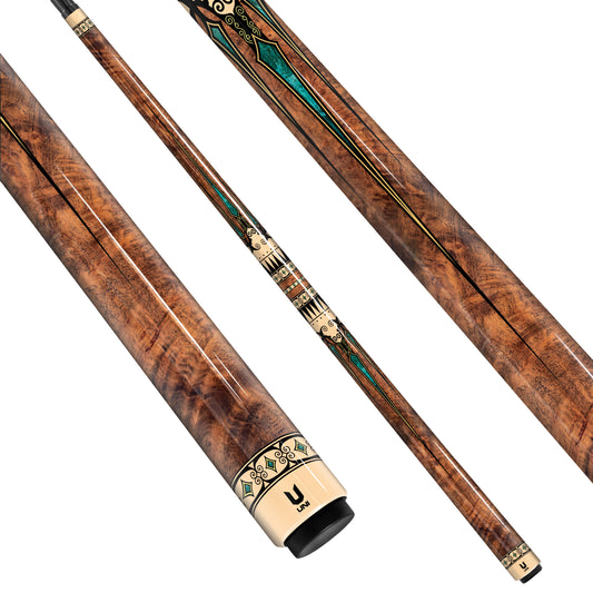 Premium Carbon Fiber Pool Cue – Đông Sơn Inspired Artistic Edition