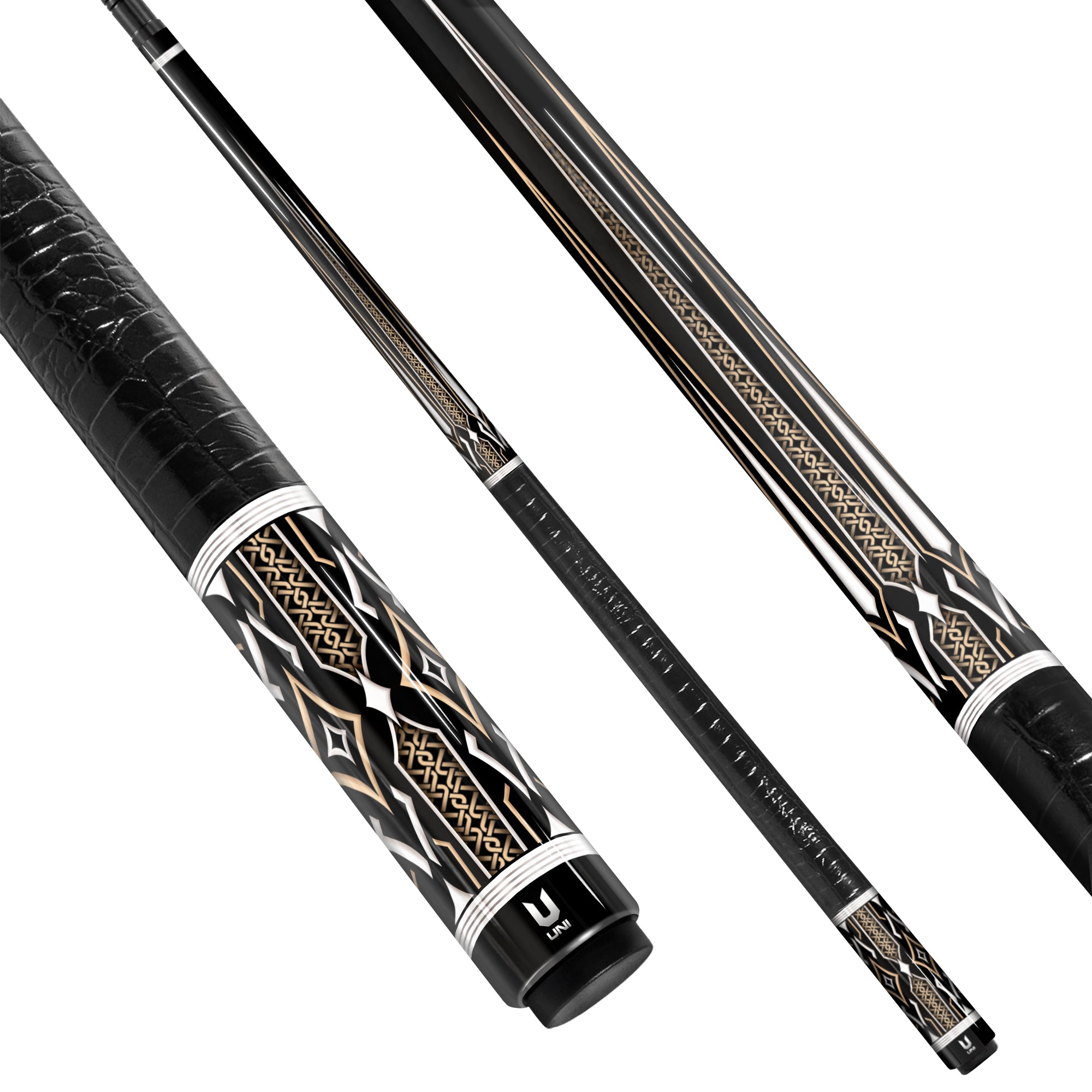 Uni Viking-Style Artist-Designed Carbon Fiber Pool Cue | Nordic