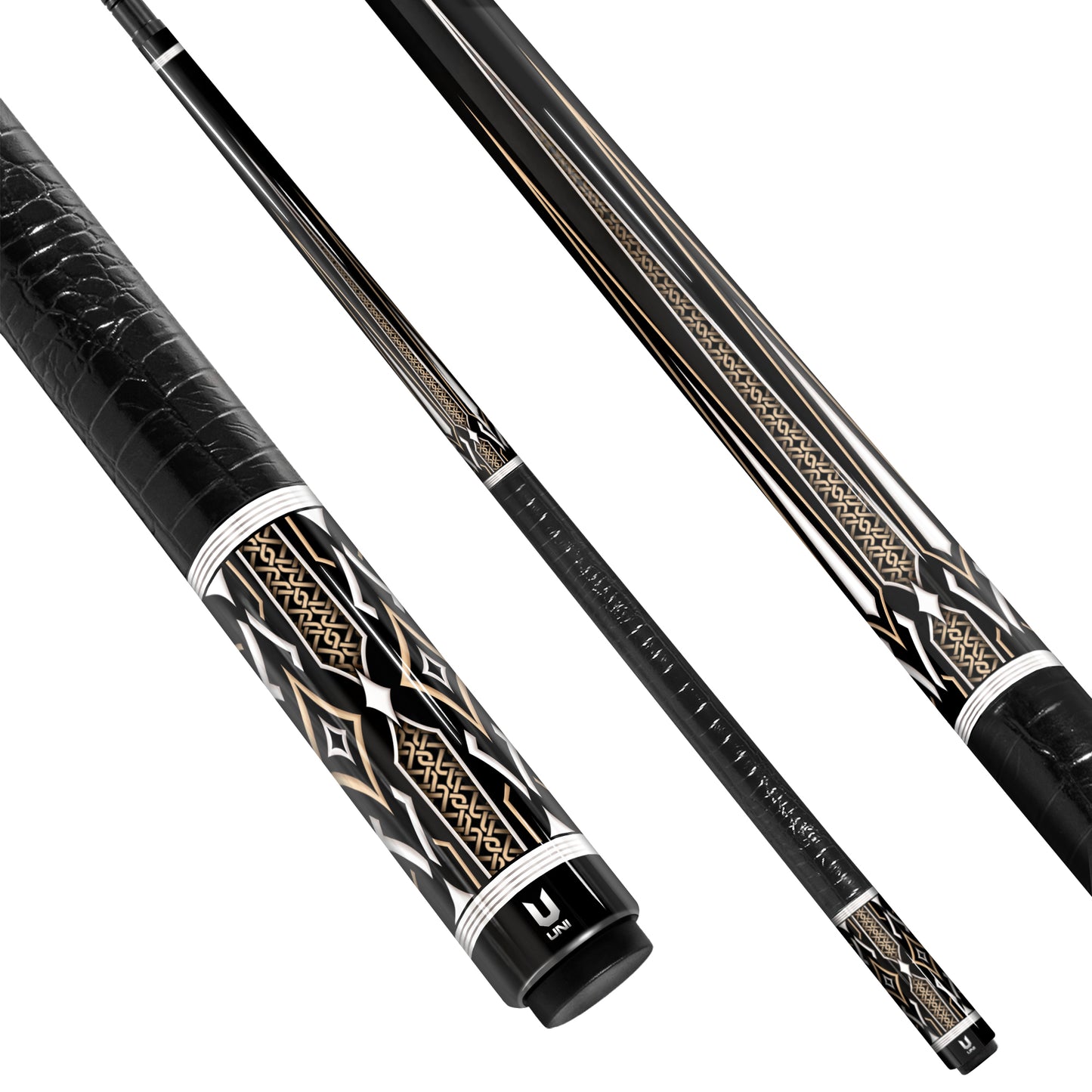 Viking-Style Carbon Fiber Pool Cue – Artist-Designed Precision
