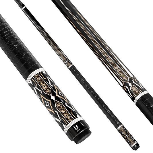 Viking-Style Carbon Fiber Pool Cue – Artist-Designed Precision