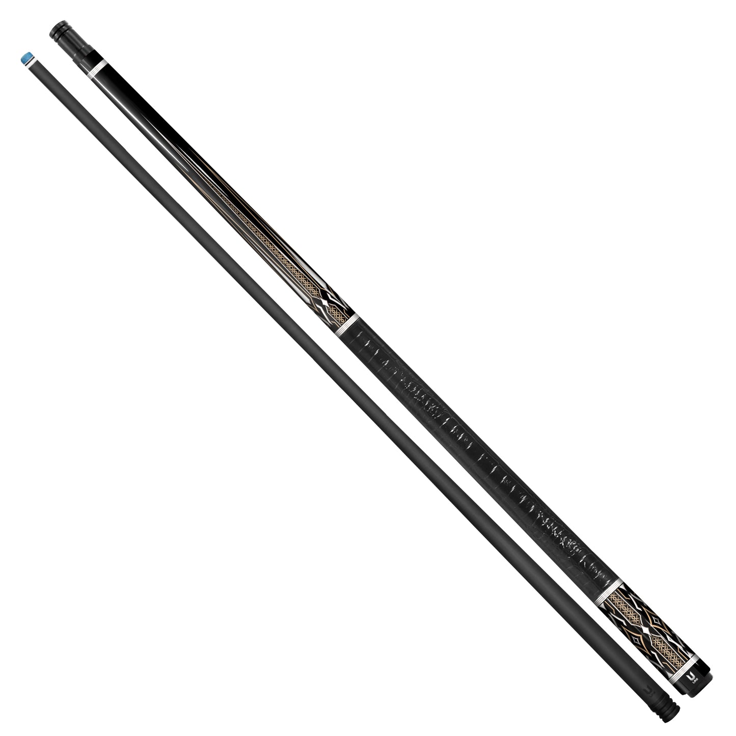 Viking-Style Carbon Fiber Pool Cue – Artist-Designed Precision