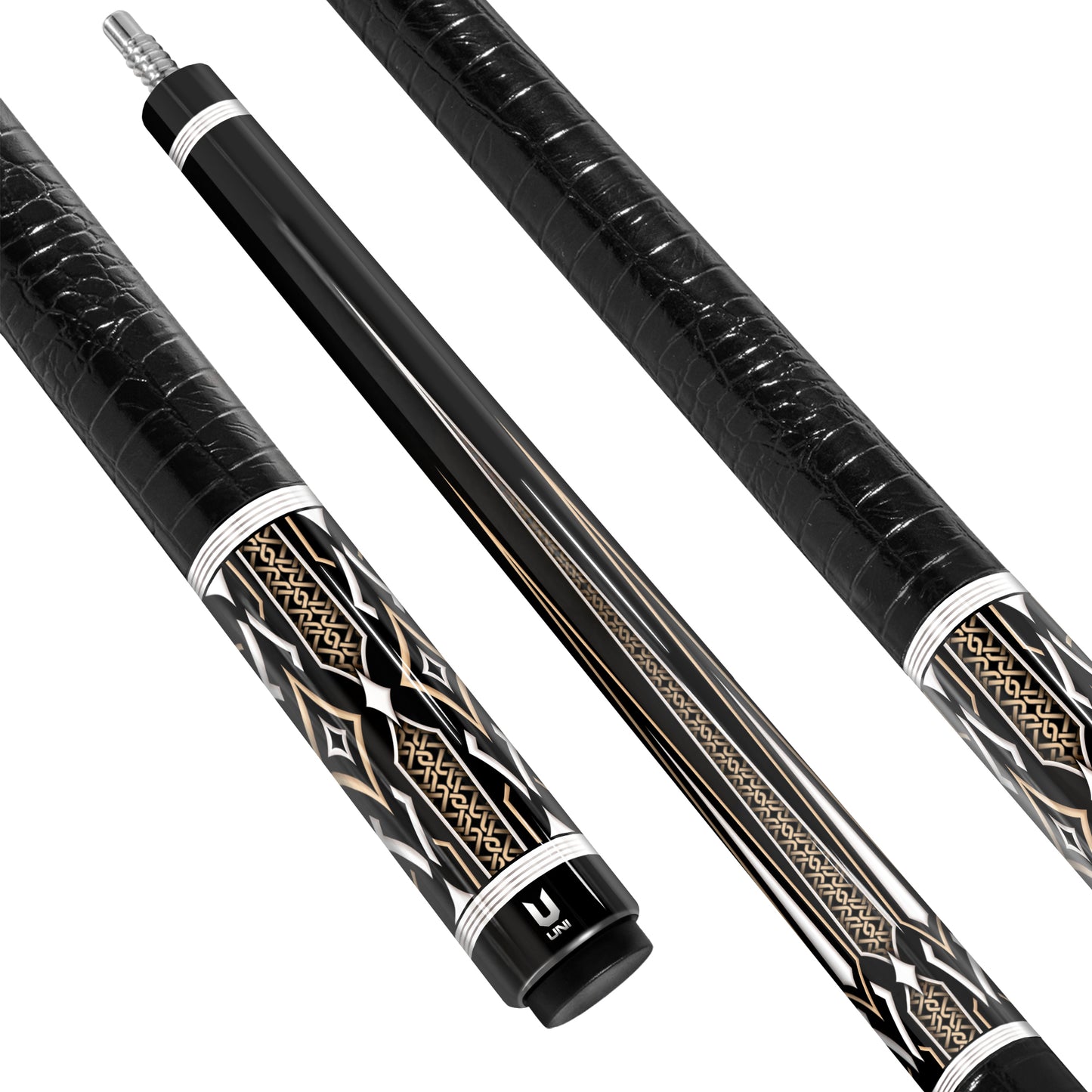 Viking-Style Carbon Fiber Pool Cue – Artist-Designed Precision