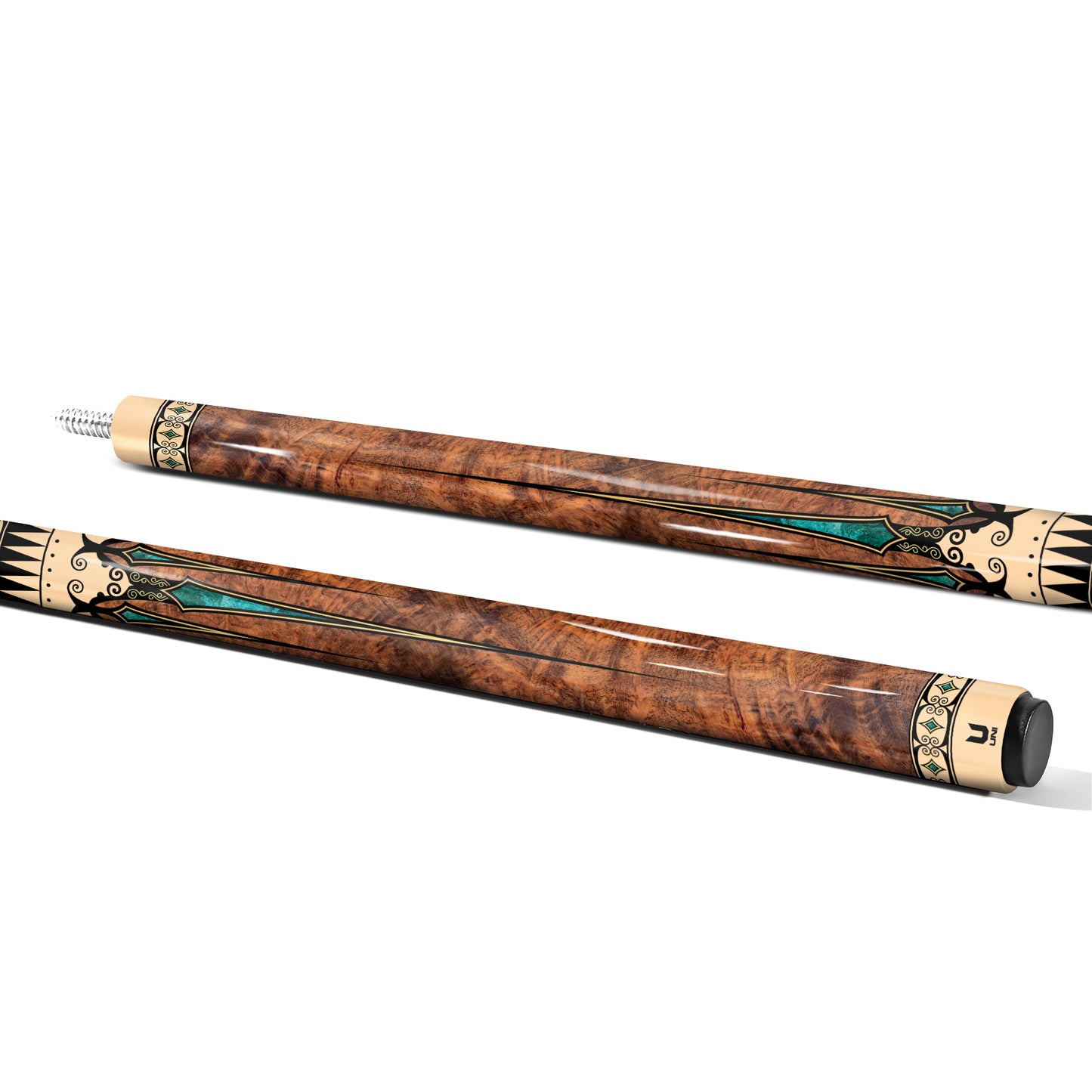 Premium Carbon Fiber Pool Cue – Đông Sơn Inspired Artistic Edition