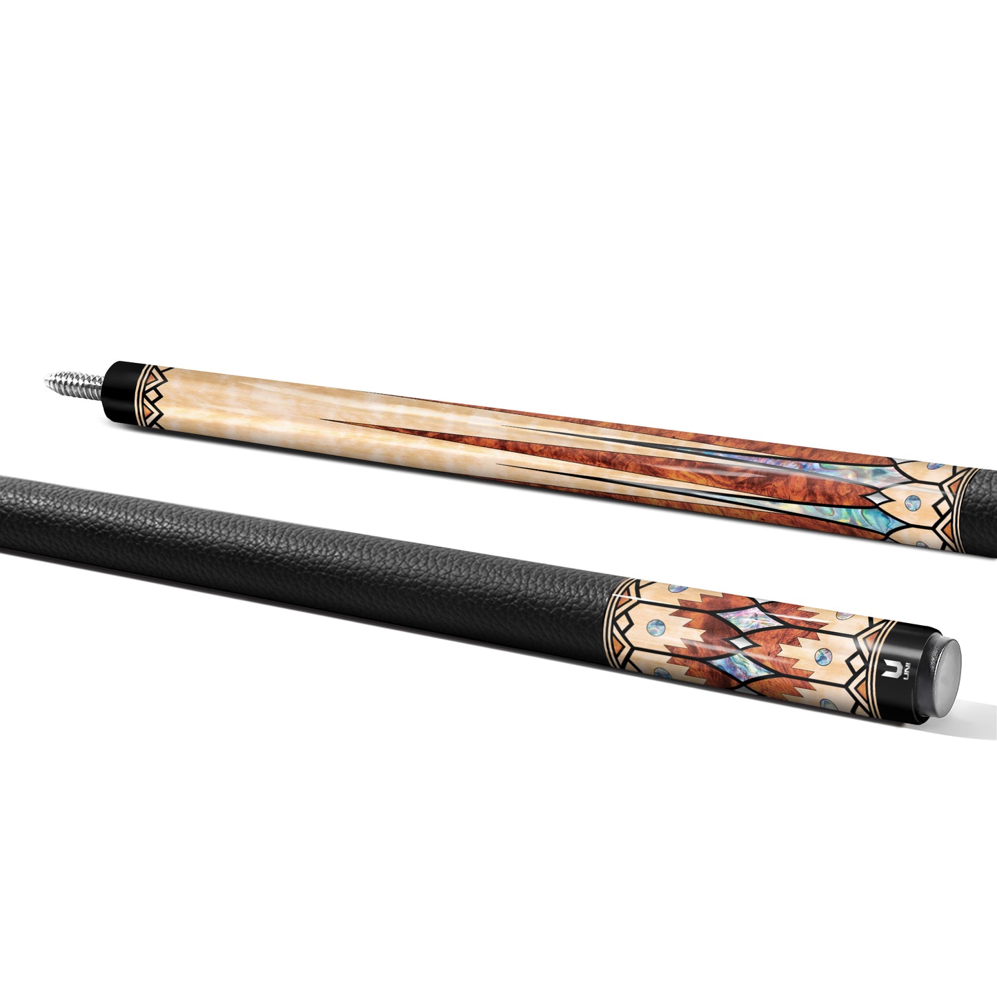 Native American-Inspired Premium Carbon Fiber Pool Cue
