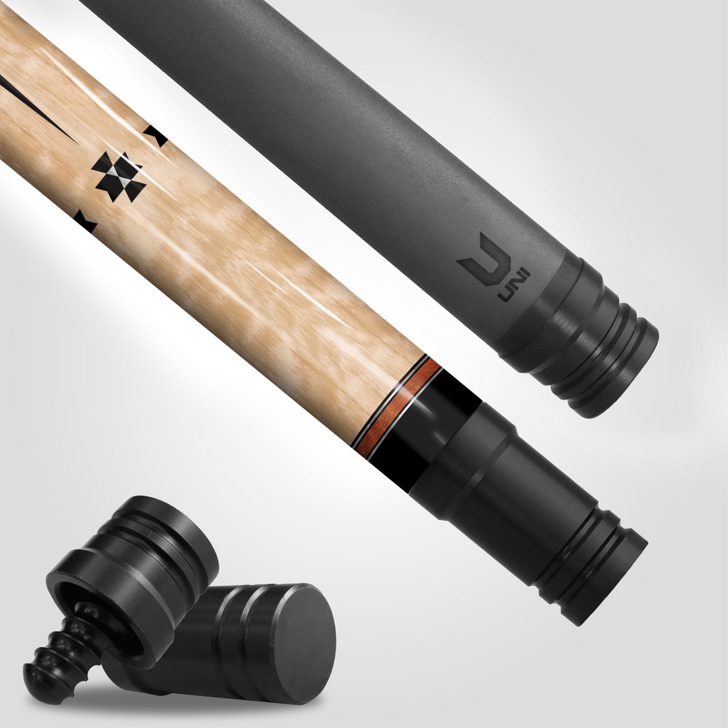 Native American Pattern Carbon Fiber Pool Cue – Artist-Designed Edition