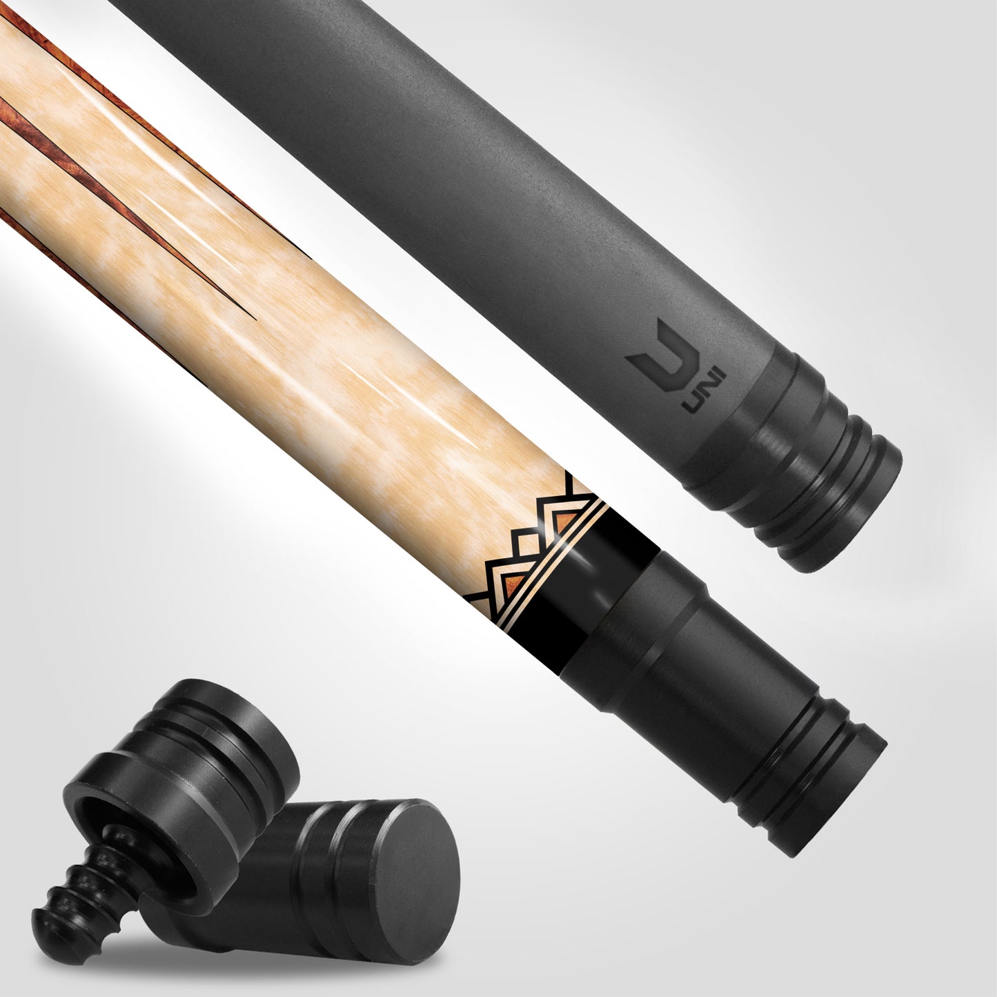 Native American-Inspired Premium Carbon Fiber Pool Cue