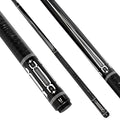 Uni Viking Black & Silver Carbon Fiber Pool Cue | Premium Nordic