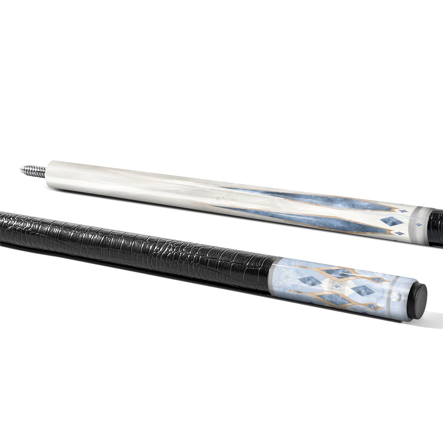 Luxury Diamond Inlay Artist-Designed Carbon Fiber Pool Cue