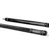 Viking-Style Premium Carbon Fiber Pool Cue – Black & Silver Edition