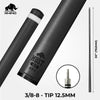RHINO MUST 30" / 3/8-8 Pro Carbon Pool Cue Single Shaft