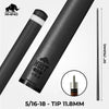 RHINO MUST 30" / 5/16-18 Pro Carbon Pool Cue Single Shaft