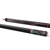 Medusa's Pro Carbon Fiber Pool Cue – Dark Mythology & Red Jewel Inlays – Zero Deflection & Elite Performance