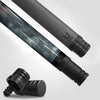 Medusa "Infernal Stare" Custom Carbon Fiber Billiard Cue - Gorgon's Strike Series - Low Deflection Performance - High-Definition Dark Gothic Art Stick with Crimson Ashes
