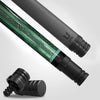 Medusa "Emerald Venom" Custom Carbon Fiber Billiard Cue - High-Performance Low Deflection Stick - Neon Green Gorgon Art & Bold Pink Contrast Grip
