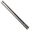 Medusa "The Sanctuary" Custom Carbon Fiber Billiard Cue - Gold & Burgundy Architectural Design - High-Performance Low Deflection Professional Stick