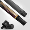 Medusa "The Sanctuary" Custom Carbon Fiber Billiard Cue - Gold & Burgundy Architectural Design - High-Performance Low Deflection Professional Stick