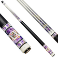Uni Royal Flush Carbon Fiber Pool Cue | Amethyst Purple Stone