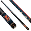 Uni Oni Mask Carbon Fiber Pool Cue | Japanese Folklore Theme