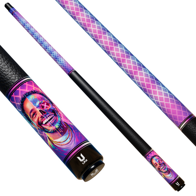 Uni Custom Photo Skull Carbon Fiber Pool Cue | Personalized with Your Image