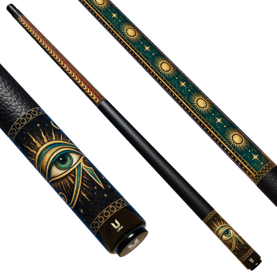 Uni Eye of Horus Carbon Fiber Pool Cue | Ancient Egyptian Mythology