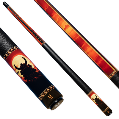 Uni Samurai Sunset Carbon Fiber Pool Cue | Epic Warrior Design