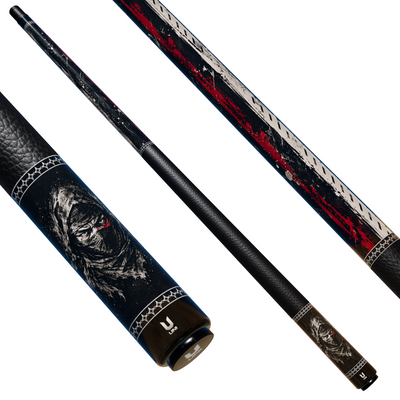 Uni Shadow Assassin Carbon Fiber Pool Cue | Dark Warrior Theme
