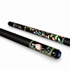 Uni Mother of Pearl Flamingo Pool Cue | Neon Palm Black Lacquer Theme